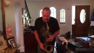 Doug Webb BURNING IT UP on the 10MFAN “The Classic” hard rubber tenor sax  mouthpiece