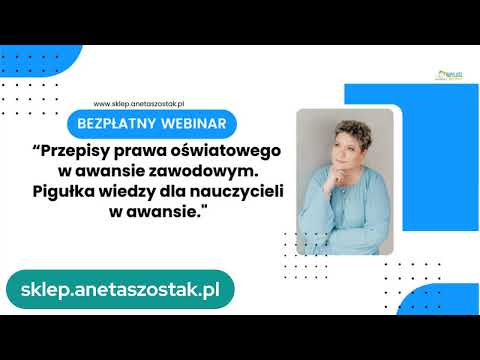 Retransmisja Przepisy prawa oświatowego dla nauczycieli w awansie zawodowym.