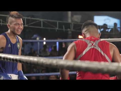 Julio Bria vs Michael Awuy in an exhibition bout featuring two bright prospects