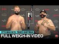 OTTO WALLIN VS TRAVIS KAUFFMAN - FULL WEIGH IN & FACE OFF VIDEO