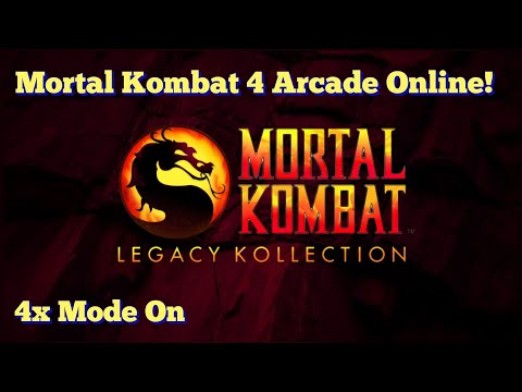Looking Crisp! Playing Mortal Kombat 4 Arcade Online in 4x Mode - Is MK4 Slept On?