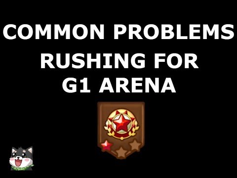Summoners War - 7 PROBLEMS WHEN TRYING TO GET G1 DURING ARENA RUSH HOUR