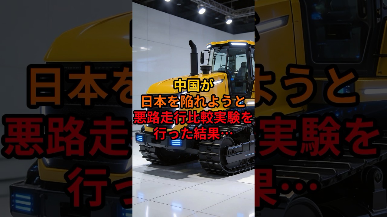 中国が日本を陥れようと悪路走行比較実験を行った結果…