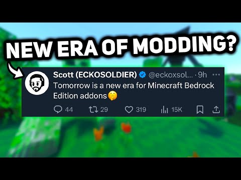 🔥 BREAKING NEWS: Massive Add-On Update Tomorrow! Modding Revolution on Minecraft Bedrock?