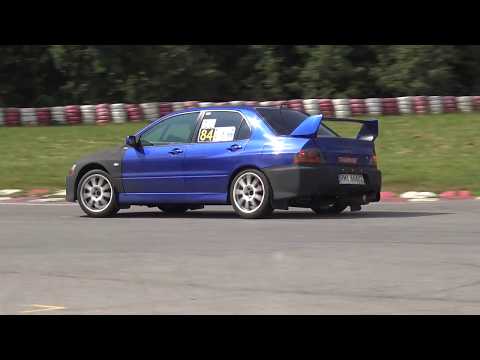 Zieliński Mariusz - Mitsubishi Lancer EVO - SuperOES 7 Runda  Tor Kielce 22-07-2017
