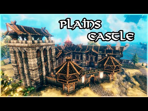 Valheim: Endgame Plains Castle Base Build!