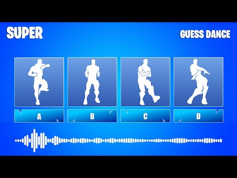 ADIVINA EL BAILE DE FORTNITE POR SU MÚSICA - Desafío Fortnite - PARTE 1 | Super