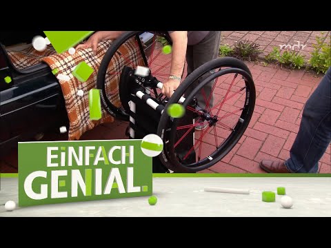 Leichter Faltrollstuhl für mehr Flexibilität | Einfach genial | MDR
