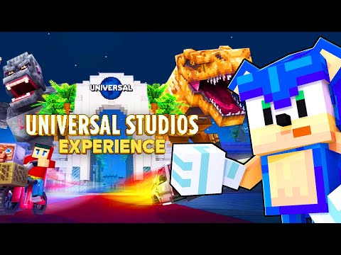 Sonic vs. Universal Studios - Insane Minecraft Adventure!