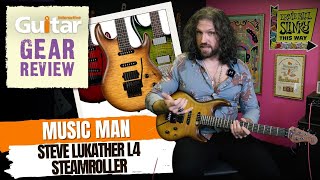 Video thumbnail for MUSIC MAN STEVE LUKATHER L4 STEAMROLLER | REVIEW | 30th ANNIVERSARY LUKE 4 MODEL  GUITAR INTERACTIVE by Guitar Interactive Magazine