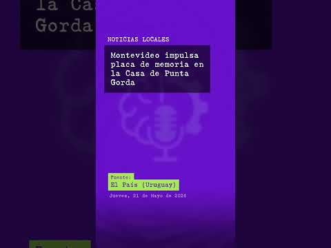 Montevideo impulsa placa de memoria en la Casa de Punta Gorda