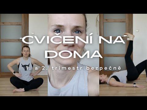 CVIČENÍ PRO TĚHOTNÉ NA DOMA | 2. trimestr těhotenství (vhodné i do 1.) | vybavení = batoh nebo taška
