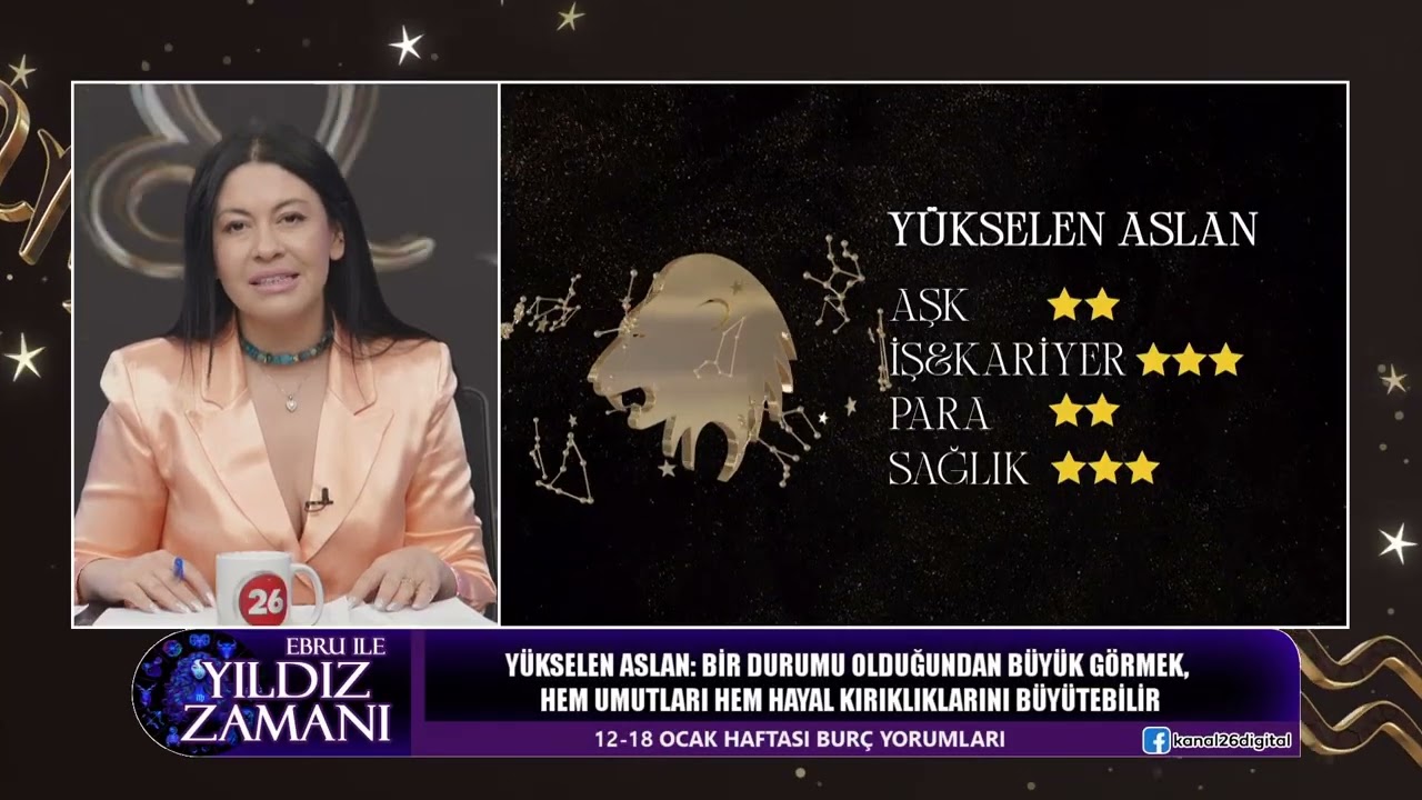 YÜKSELEN ASLAN | 12 OCAK - 18 OCAK