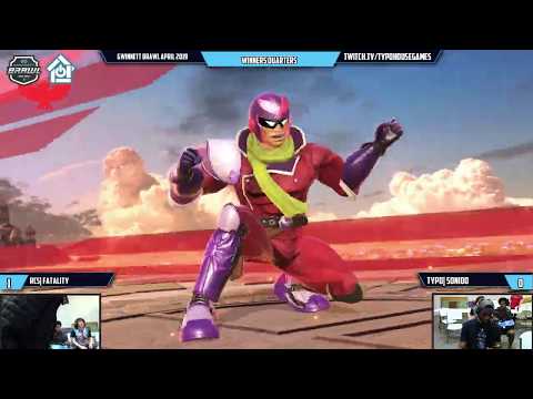 Gwinnett Brawl April 2019 - RCS| Fatality(Falcon) vs Typo| Sonido(Sonic) - Winners Quarters