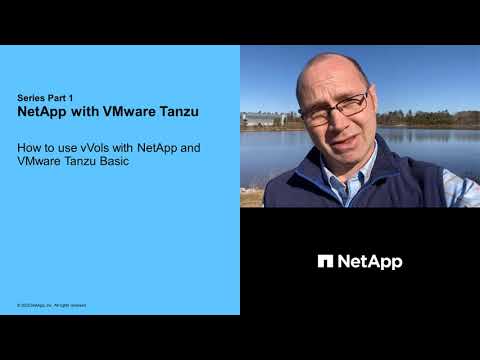 How to use vVols with NetApp and VMware Tanzu Basic - Part 1