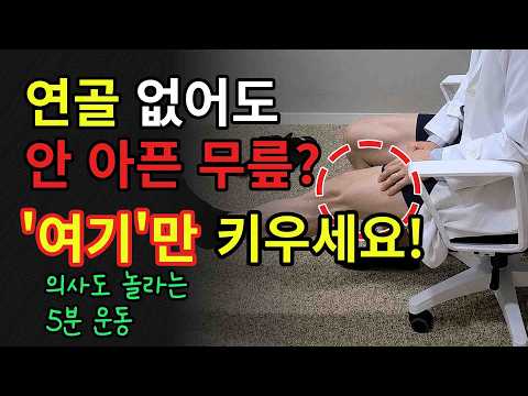 무릎 통증, 연골이 닳아도 수술 안 하는 이유｜'이 근육'이 다릅니다