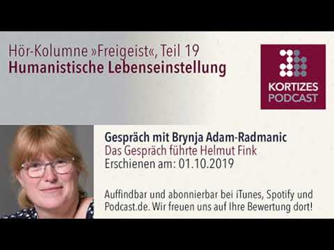 Freigeist (19) • Humanistische Lebenseinstellung • Helmut Fink im Gespräch mit Brynja Adam-Radmanic