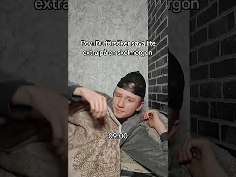 Har det hänt er😅 #skolmorgon #sover #humor