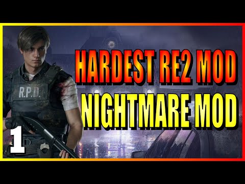 I Play the Hardest Resident Evil 2 Mod - Nightmare Mod - Part 1