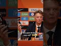 ? Van Gaal kreeg zin in cola