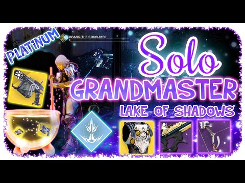 Solo 1370 Ordeal Grandmaster Nightfall Titan - Lake Of Shadows - Destiny 2 - Commentary