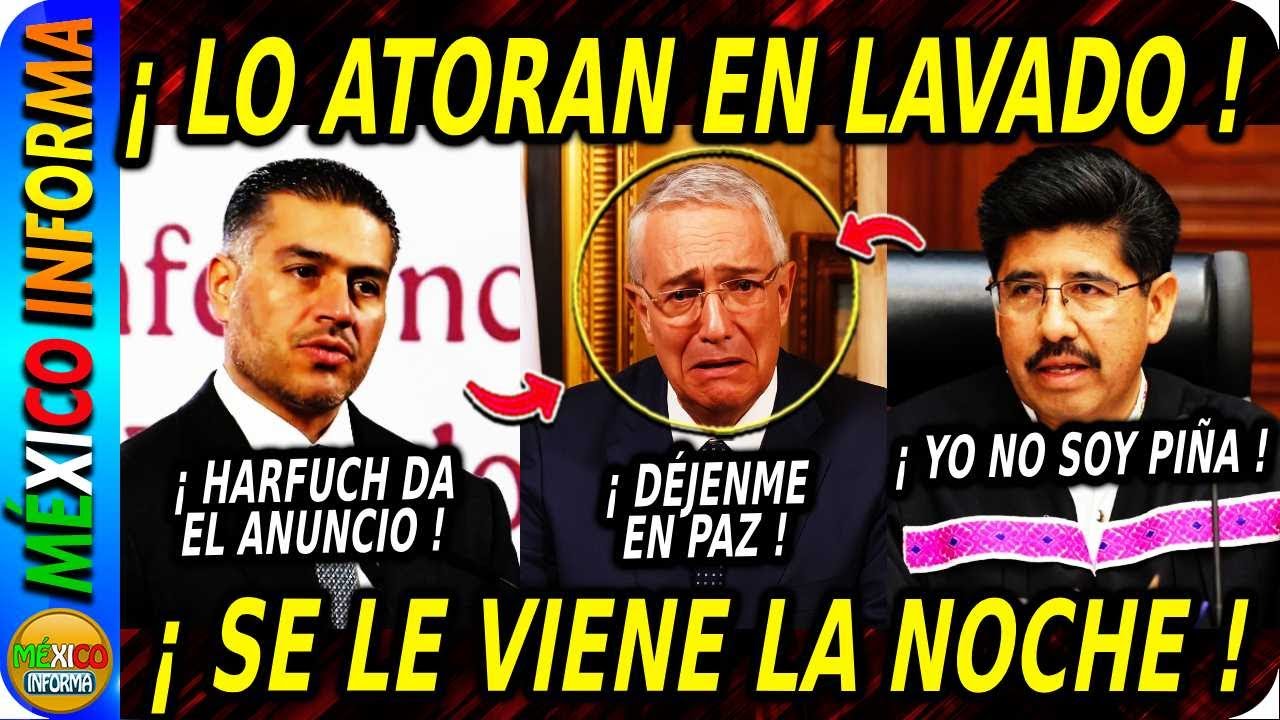 LO ATORAN AHORA EN LAVADO. SHEINBAUM DESTAPA LO QUE HAY DETRÁS. SE LE VIENE LA NOCHE CON LA CORTE.