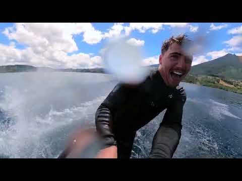 CHILE EDIT. tricking in the mountains, a waterskier's paradise!!!  #waterski