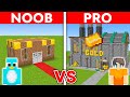 Minecraft NOOB Vs PRO GOLD FACTORY BUILD CHALLENGE