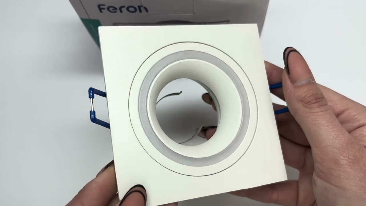 Врізний поворотний точковий світильник FERON DL6140 MR-16 білий 01792