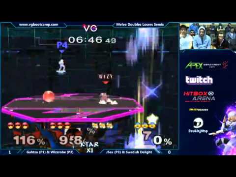 KTAR XI Melee Doubles - Gahtzu & Wizzrobe vs Jsex & Swedish Delight Losers Semifinals