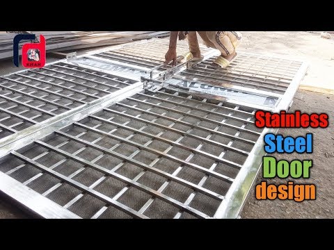 Stainless steel door design / how to make stainless steel do...