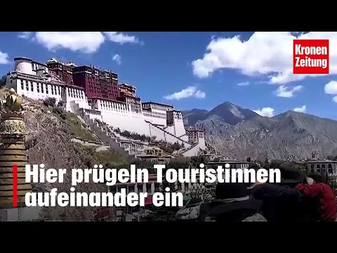 Hier prügeln Touristinnen aufeinander ein I krone.tv NEWS