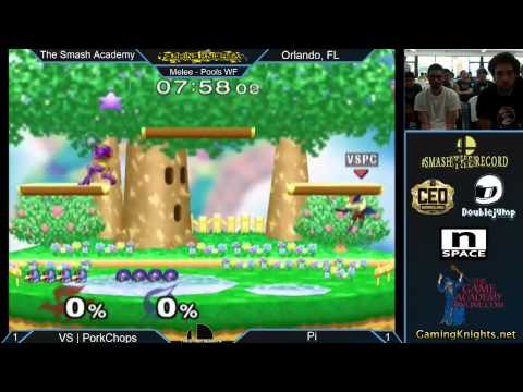 The Smash Academy - VS | Porkchops (Falco) vs PI (Samus) - Pool's winners finals - SSBM
