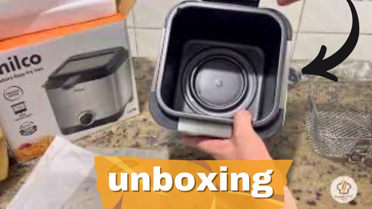 Miniatura da avaliação em vídeo de Fritadeira Philco Deep Fry Inox 1.8L Preto 220V