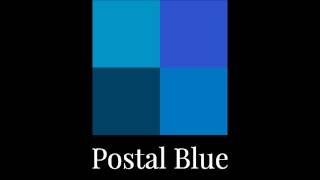 Postal Blue  -  From Across the Kitchen Table