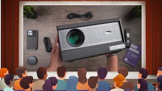 Elephas Smart Projector 2025 Upgrade | Auto Focus and Keystone1080p FULL HD | iPhone Android Review