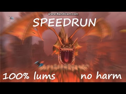 Rayman Legends - Teensies in Trouble (All levels speedrun, no harm, 100% lums)