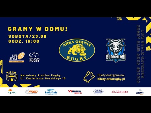 Life Style Catering RC Arka Gdynia vs Edach Budowlani Lublin # 1 kolejka Ekstraligi Rugby 2025/2026