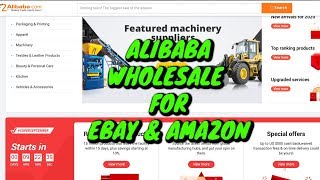 How to Buy BULK inventory from Alibaba to sell on Ebay & Amazon