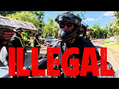 Would You Cross The Thailand Myanmar Border By Motorcycle? - RTW S5 EP13