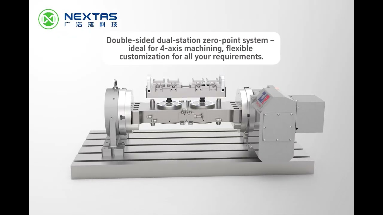 Zero-Point Systems for 4-Axis Rotary Tables