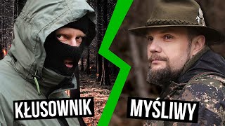 Człowiek z bronią w lesie - myśliwy czy kłusownik? (wideo)
