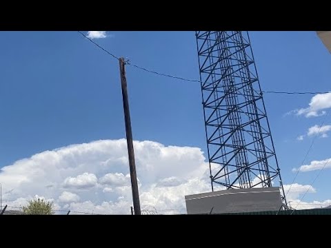 Timelapse of Storm cell Exploding and Weakening repeatedly