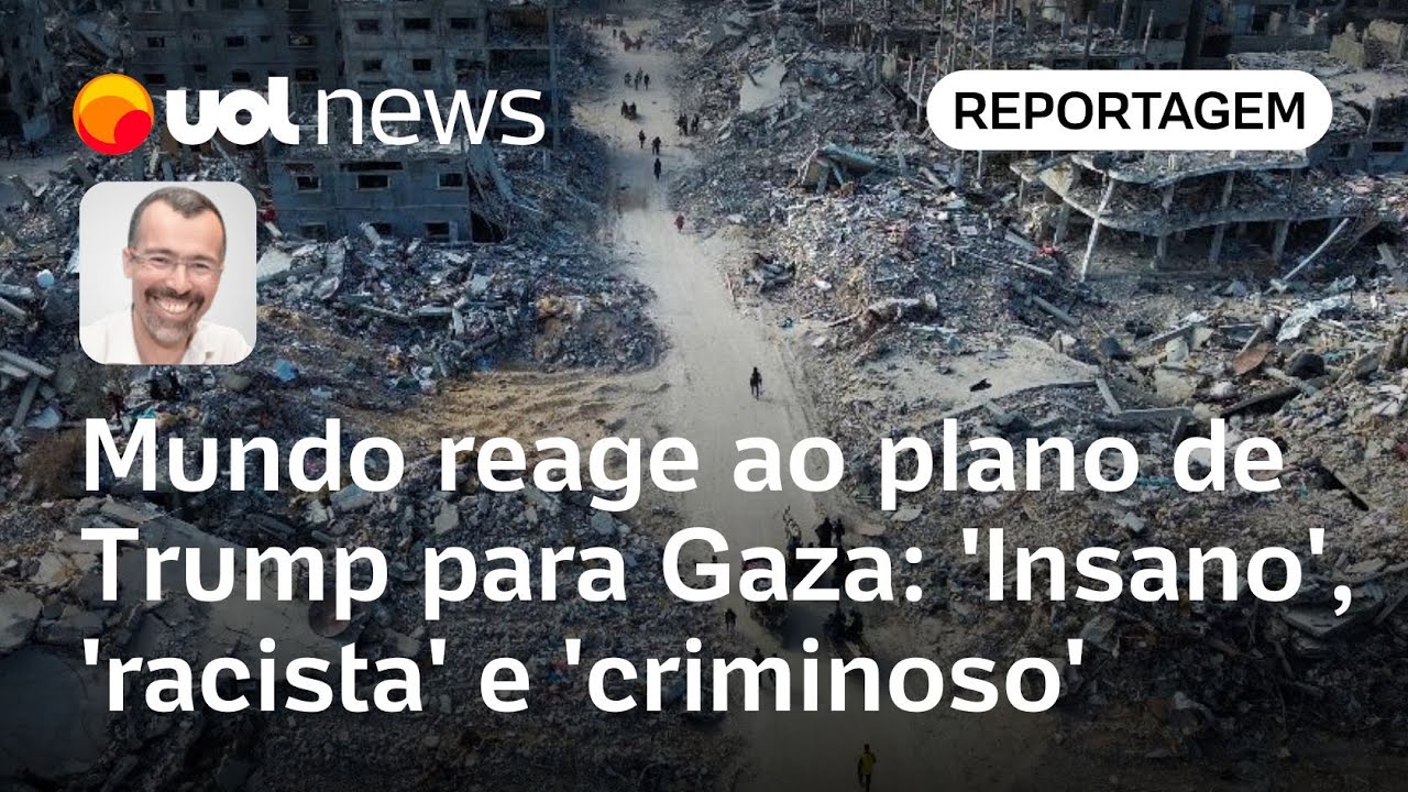 Trump ameaça Gaza e mundo reage: 'Insano', 'racista' e 'criminoso' | Jamil Chade