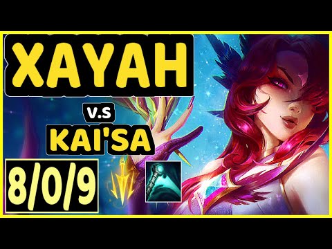 SEDRION (XAYAH) vs KAI'SA - 8/0/9 KDA BOTTOM ADC CHALLENGER GAMEPLAY - EUW