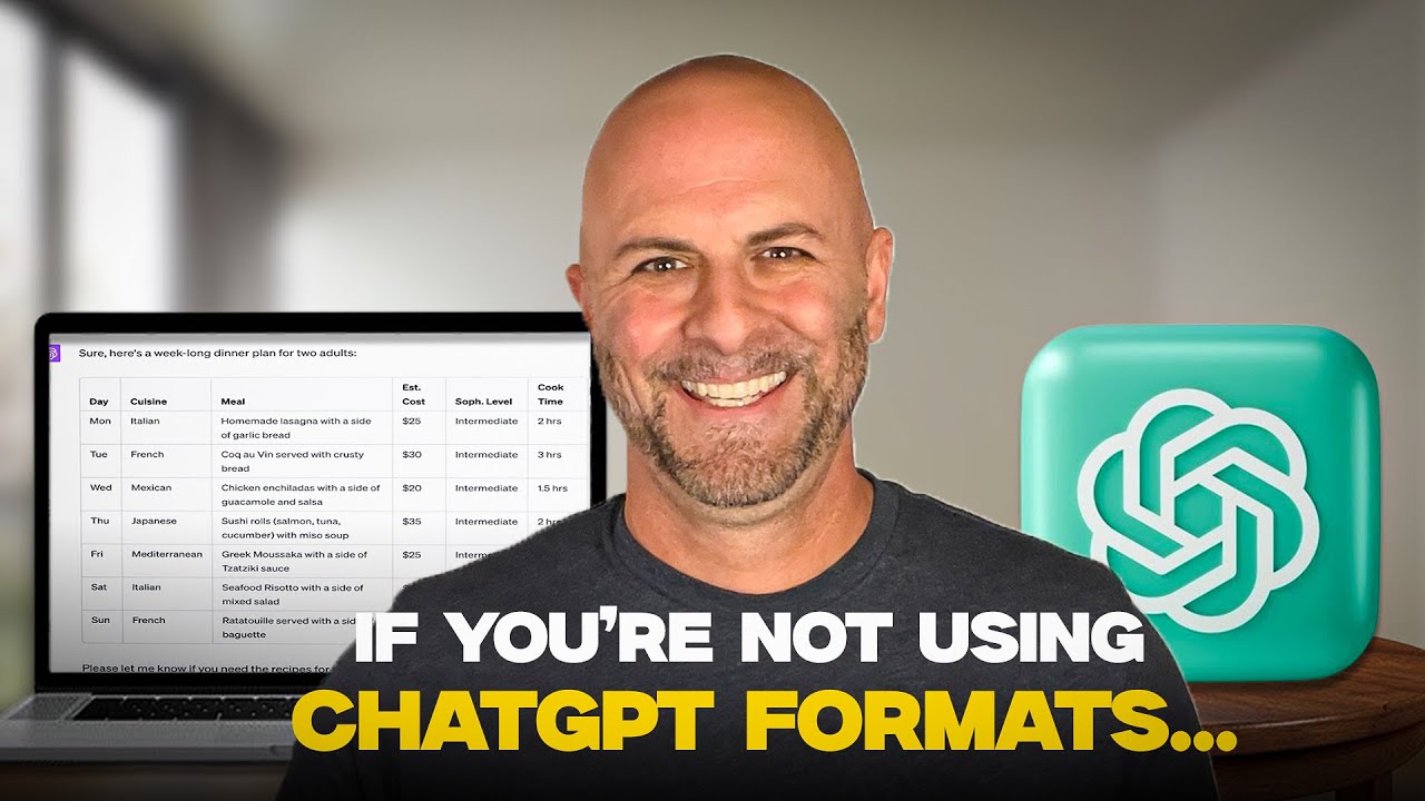 Make a Table in ChatGPT - Tips for Great Prompts in Open AI GPT-4