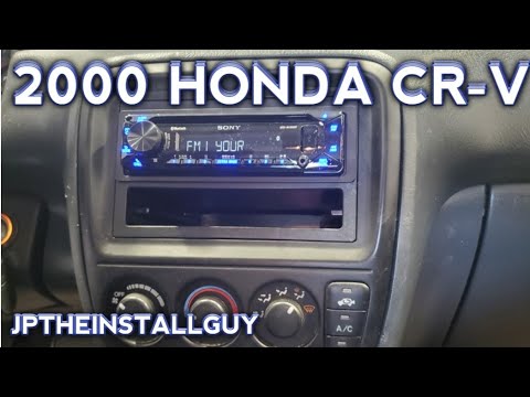 1997-2001 Honda cr-v radio removal