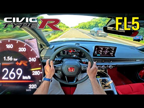 HONDA CIVIC TYPE R FL5 // TOP SPEED on AUTOBAHN