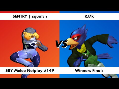 SBY Melee Netplay 149 - Winners Finals - SENTRY squatch (Sheik) v RJ7k (Falco)
