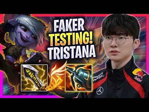 FAKER TESTING TRISTANA MID IN KOREA SOLOQ! - T1 Faker Plays Tristana MID vs Qiyana! | Season 2024